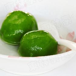 抹茶荠菜冬瓜汤圆的做法[图]