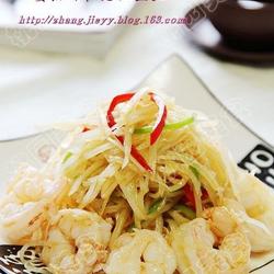 姜油虾仁炝土豆丝的做法[图]