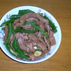 杭椒炒牛柳的做法[图]