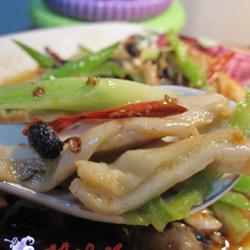 豆豉青蒜炒猪肚的做法[图]