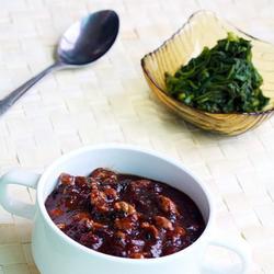 茼蒿肉酱的做法[图]