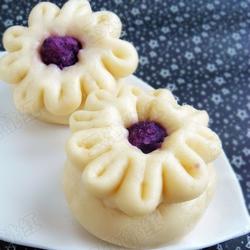 紫薯石榴花儿包的做法[图]