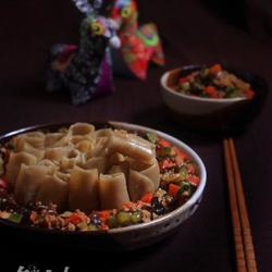 打卤莜面栲栳栳的做法[图]