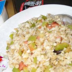 瓜丁杂粮炒饭的做法[图]