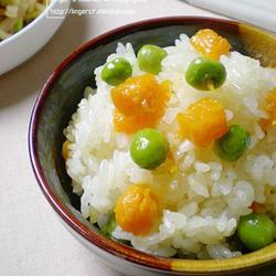 南瓜豌豆饭的做法[图]