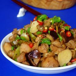 小炒香菇鸡的做法[图]