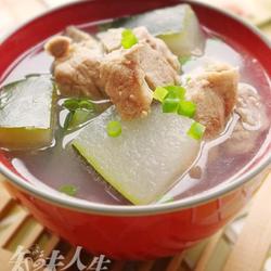 龙骨冬瓜瑶柱汤的做法[图]