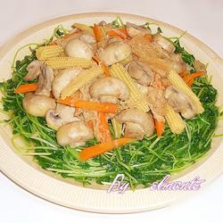 时蔬烩四宝的做法[图]