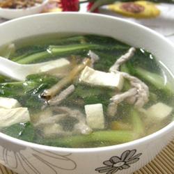 青菜榨菜肉丝汤的做法[图]