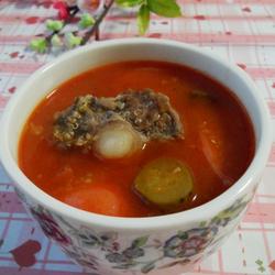 番茄藜麦酸黄瓜牛尾汤的做法[图]