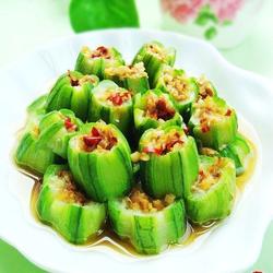 蒜蓉蒸丝瓜的做法[图]