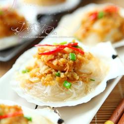 蒜蓉粉丝蒸扇贝的做法[图]