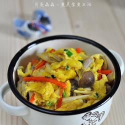 鲜菌菇滑蛋的做法[图]