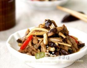 茶树菇爆鸭肉[图]