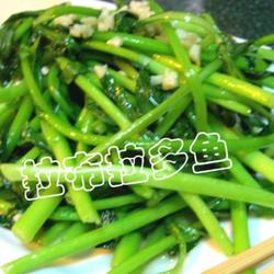 清炒菜心的做法[图]