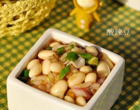 凉拌酸辣黄豆