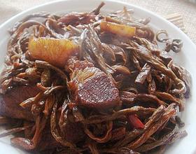 豇豆干焖肉[图]