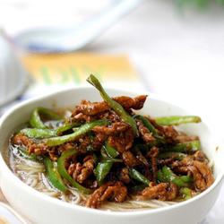 青椒肉丝面的做法[图]