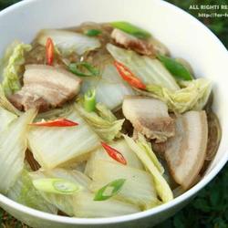 猪肉白菜炖粉条的做法[图]