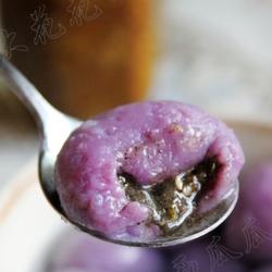 紫薯黑芝麻汤圆的做法[图]