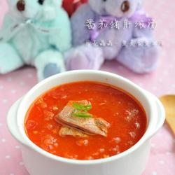 番茄猪肝浓汤的做法[图]