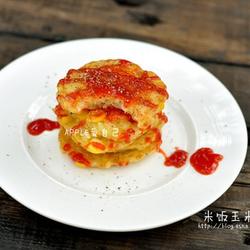 玉米鸡蛋米饭煎饼的做法[图]