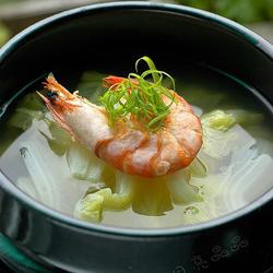 娃娃菜虾干汤的做法[图]