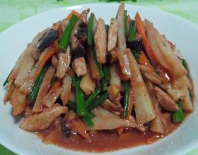 莲藕腐乳酱爆肉[图]