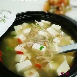 虾干豆腐沙锅的做法[图]
