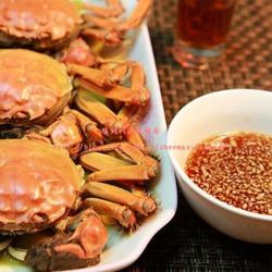 清蒸湖蟹&姜末糖醋汁的做法[图]