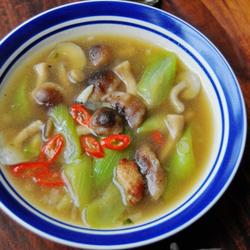 丝瓜肉片香菇汤的做法[图]