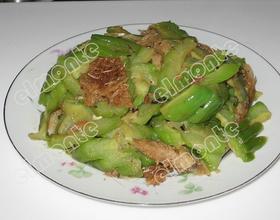 豆豉鲮鱼炒苦瓜[图]