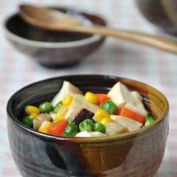 家常五彩豆腐的做法[图]