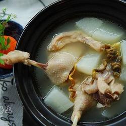 石斛水鸭汤的做法[图]