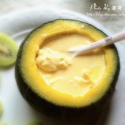 小南瓜牛奶蒸蛋的做法[图]