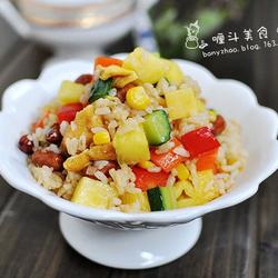 田园菠萝炒饭的做法[图]