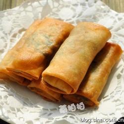 荠菜春卷的做法[图]
