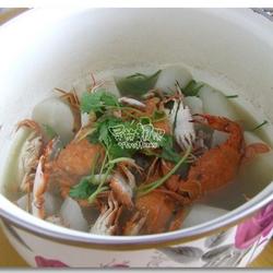 海蟹萝卜汤的做法[图]