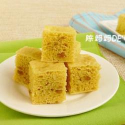 葡萄干玉米发糕的做法[图]