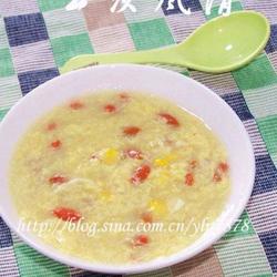 枸杞鸡蓉玉米羹的做法[图]