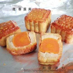 莲蓉蛋黄月饼的做法[图]