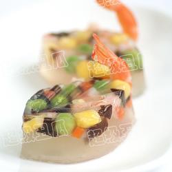 木耳鲜虾冻的做法[图]