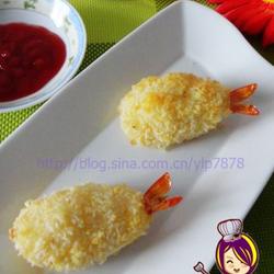 烤薯泥虾饼的做法[图]