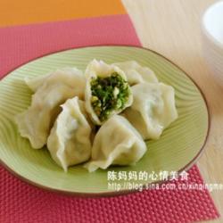 茴香苗素水饺的做法[图]