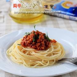 意大利茄汁肉酱面的做法[图]