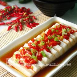 剁椒豉汁蒸豆腐的做法[图]