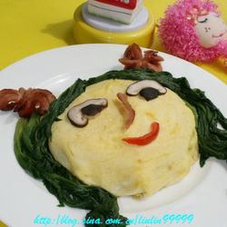 香菇蛋包饭的做法[图]