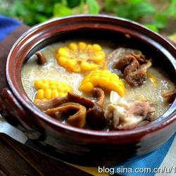 豆浆菌菇玉米煲的做法[图]