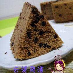 巧克力豆可可戚风的做法[图]