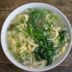 银鱼鸡蛋菠菜汤的做法[图]